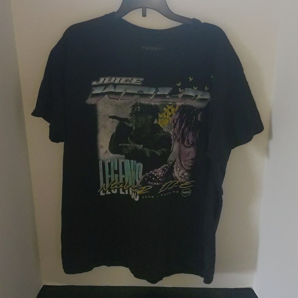 Black Juice Wrld Graphic T Shirt Size large Rapper Hip Hop Music